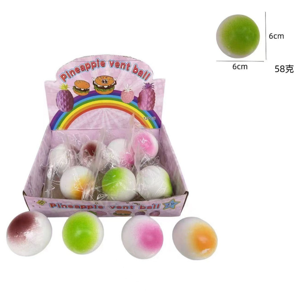 Creative trending fluid egg yolk crisp ins candy toy pinch vent student girl heart trick boring decompression toy