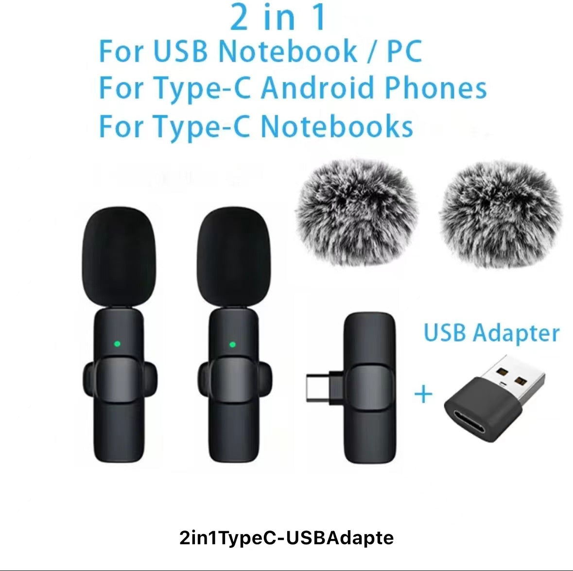 [Factory in stock] wireless microphone K1/K9/K6 plug-and-play intelligent noise reduction live broadcast collar clip microphone