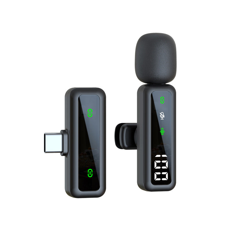 Wireless collar clip microphone new H65 three-in-one dual-microphone mobile phone computer live Bluetooth Mini radio microphone