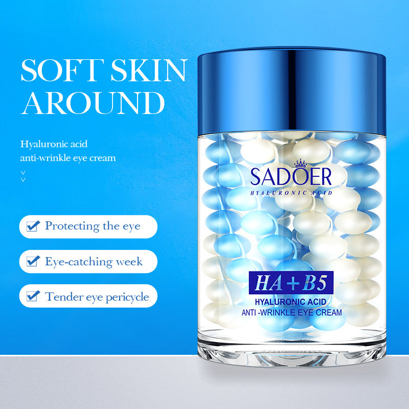 English SADOER caviar essence firming three-color eye cream elastic moisturizing wrinkle eye bags cross-border foreign trade Wholesale
