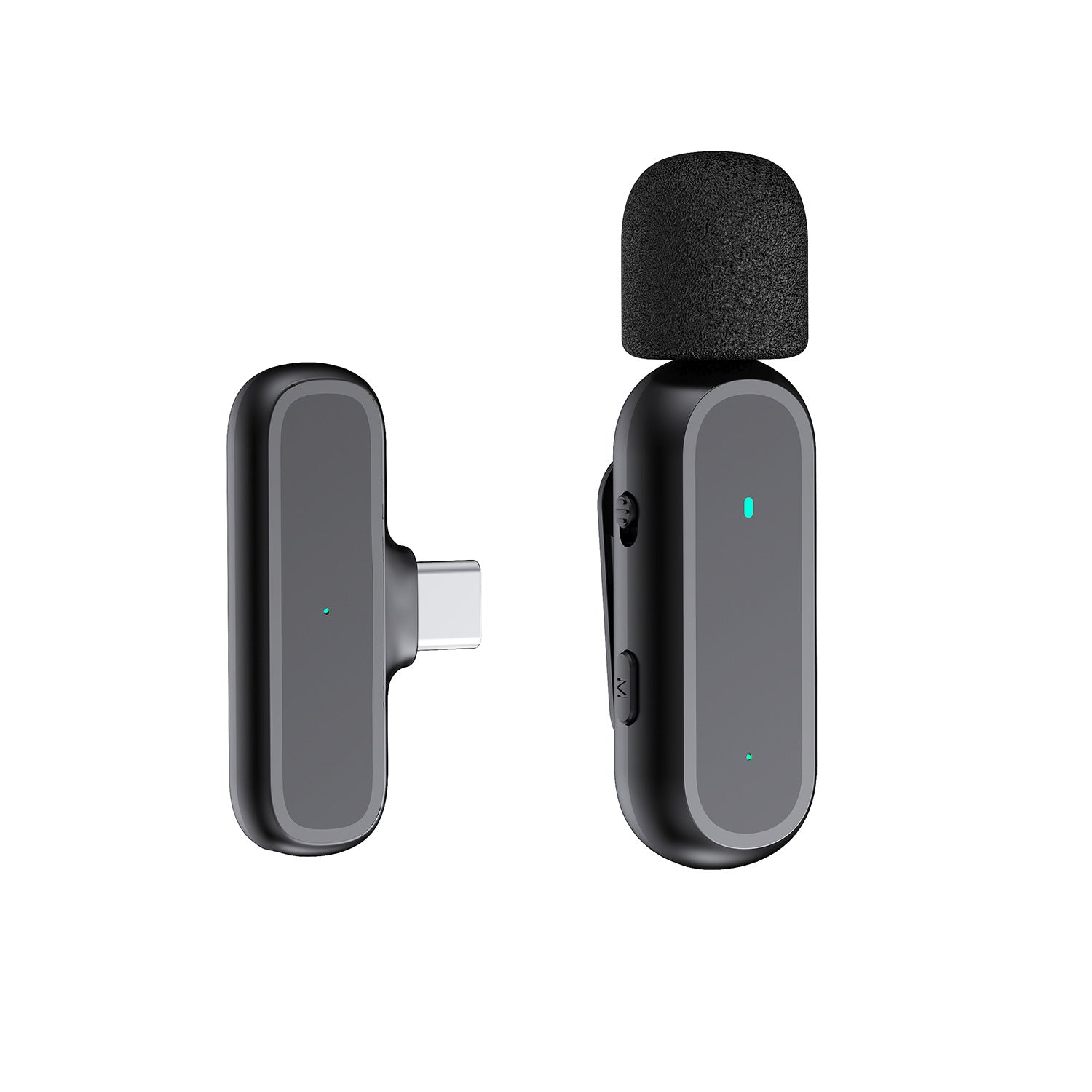 K61 wireless lavalier microphone with charging compartment long-distance clear Radio One to One wireless mini microphone