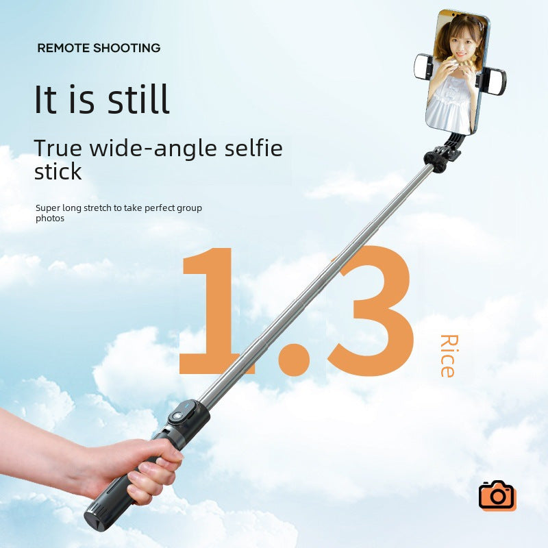 Factory wholesale P93 mobile phone tripod selfie stick 1.3 m selfie stick mobile phone holder compatible with GOPRO camera