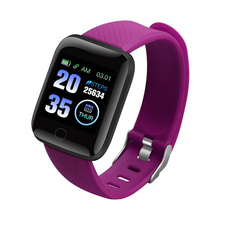 116plus smart bracelet D13 sleep pedometer heart rate blood pressure blood oxygen monitoring sports bracelet factory direct sales