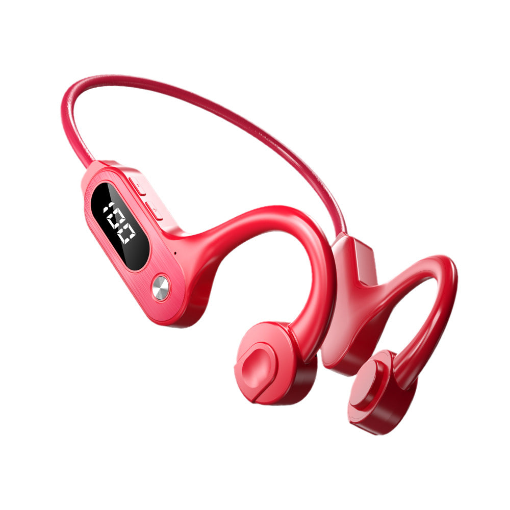 V30 wireless Bluetooth headset ear hook sports waterproof sweat-proof power display ultra-long standby for Apple Android