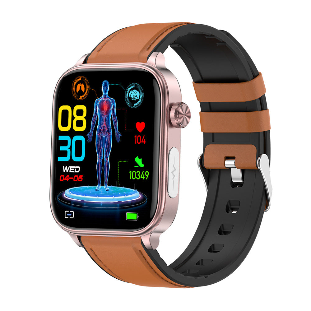 ET570 Smart Health Watch – Blood Glucose, ECG, Heart Rate & Bluetooth Calling
