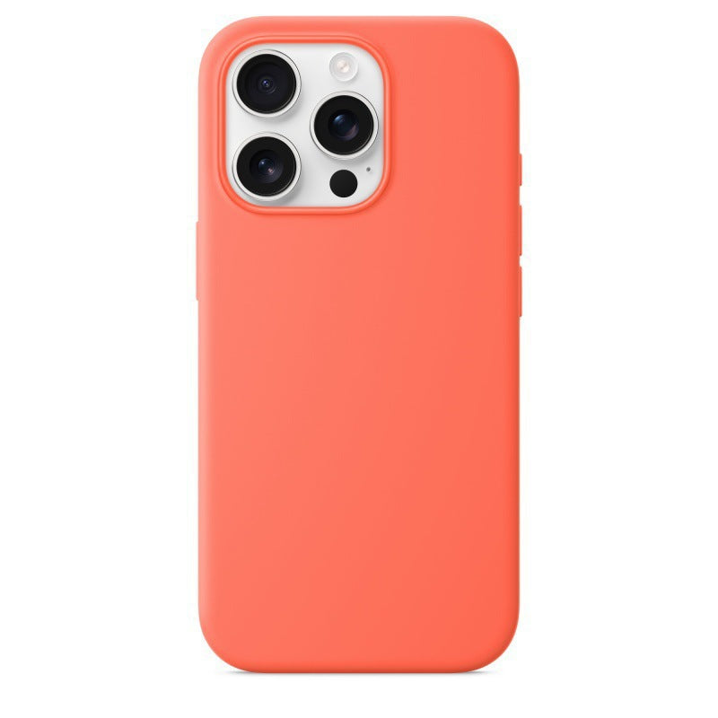 Magnetic animation pop-up window for Apple 16promax comes with AI button iPhone16 liquid silicone phone case