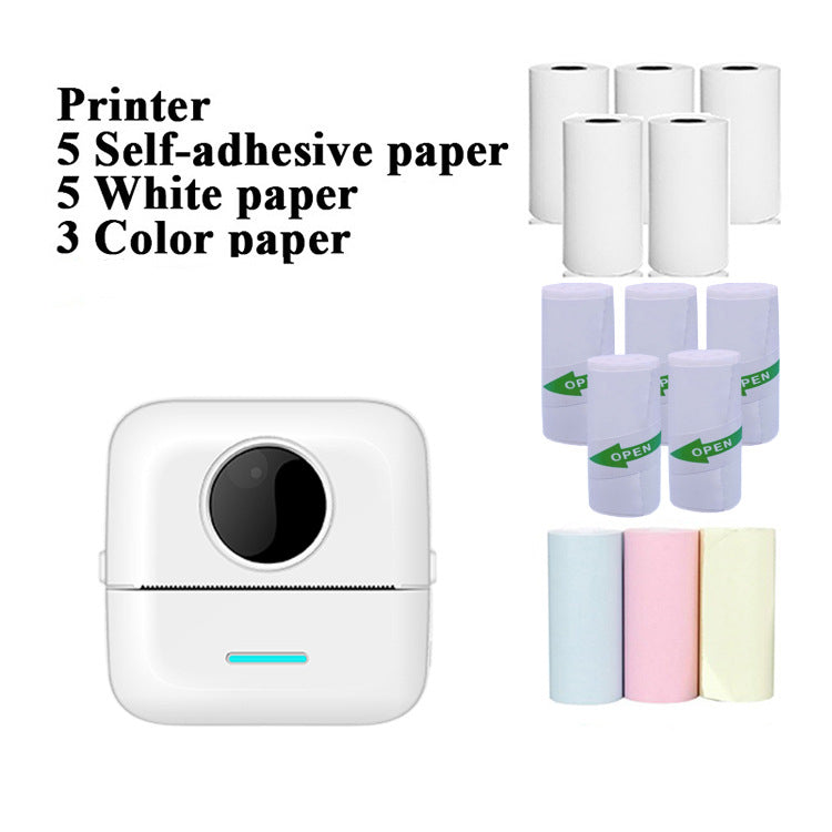 Cross-border new arrival portable mini student wrong question pocket printer label photo Bluetooth thermal printer