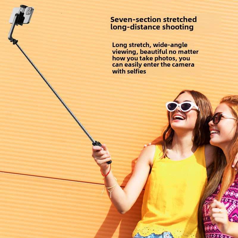 Mobile phone bracket selfie stick Bluetooth live tripod shooting floor photo overhead stabilizer fill light Wholesale