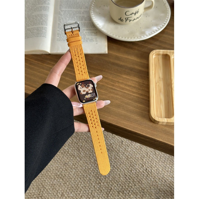 Suitable for AppleWatch watchband Apple watchband S1098 watchband iwatch654 generation woven watchband men and women se