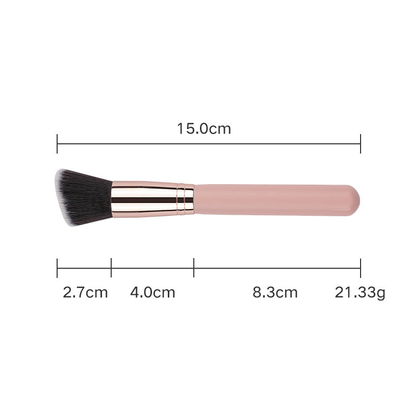 Cross-Border 16 pink makeup brushes suit rose gold makeup brush face powder foundation blush brush brow groomer makeup tools