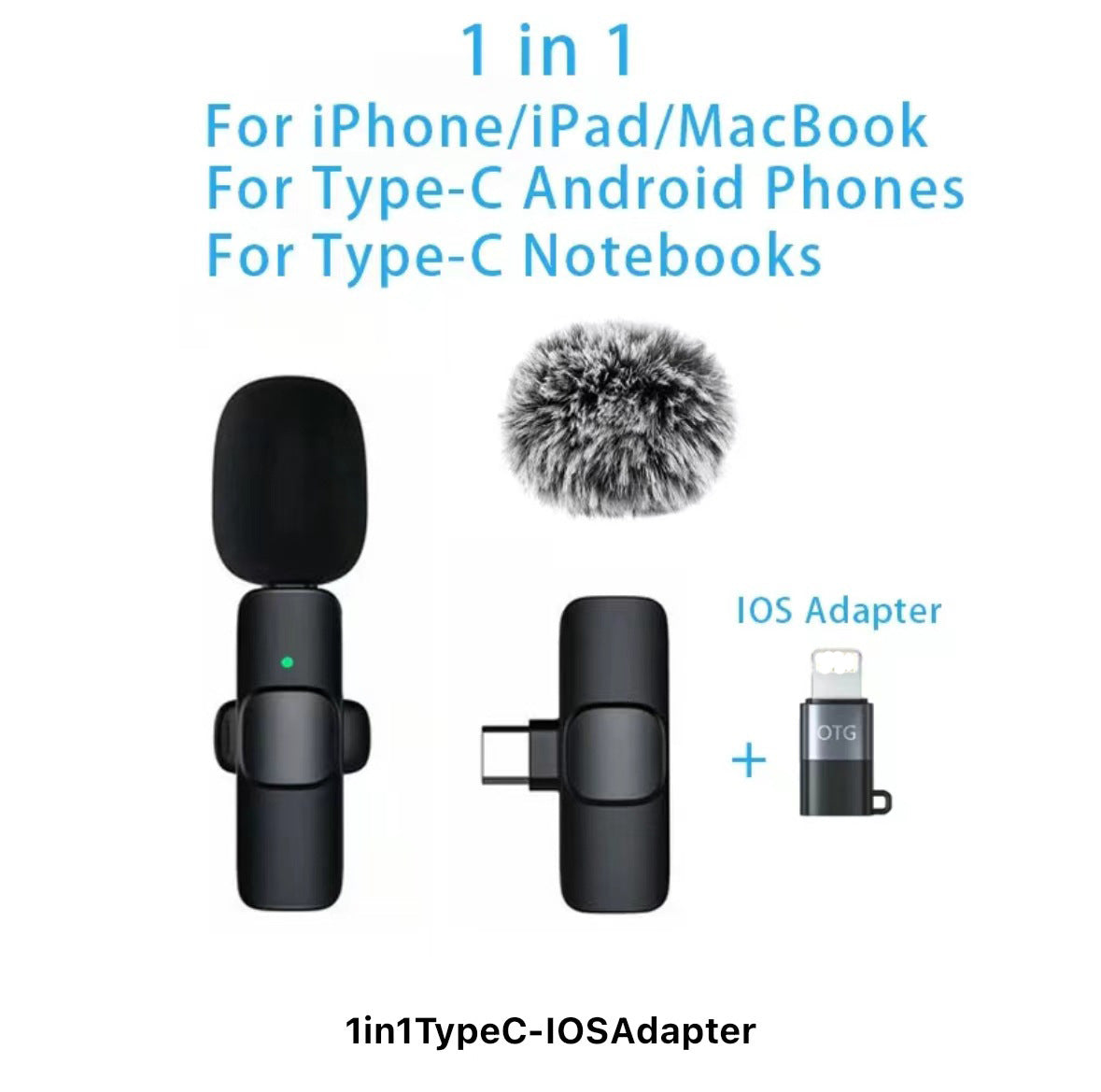 [Factory in stock] wireless microphone K1/K9/K6 plug-and-play intelligent noise reduction live broadcast collar clip microphone