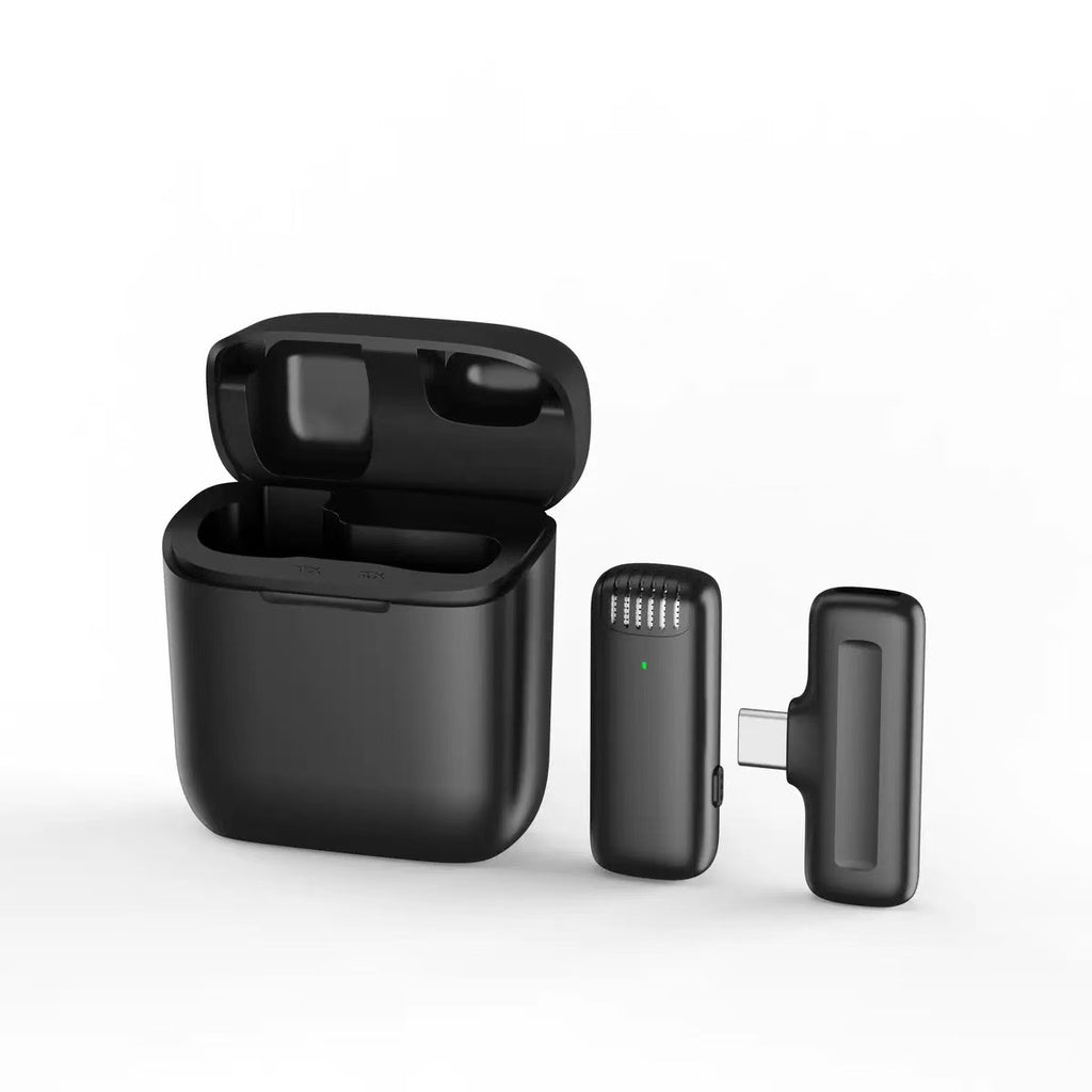 Popular J13 wireless collar clip microphone 2.4G radio noise reduction microphone live broadcast J11 one to two with charging warehouse