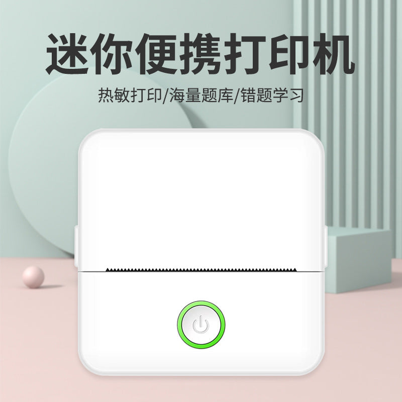 New X6 portable mini student wrong question pocket printer photo Bluetooth thermal small printer