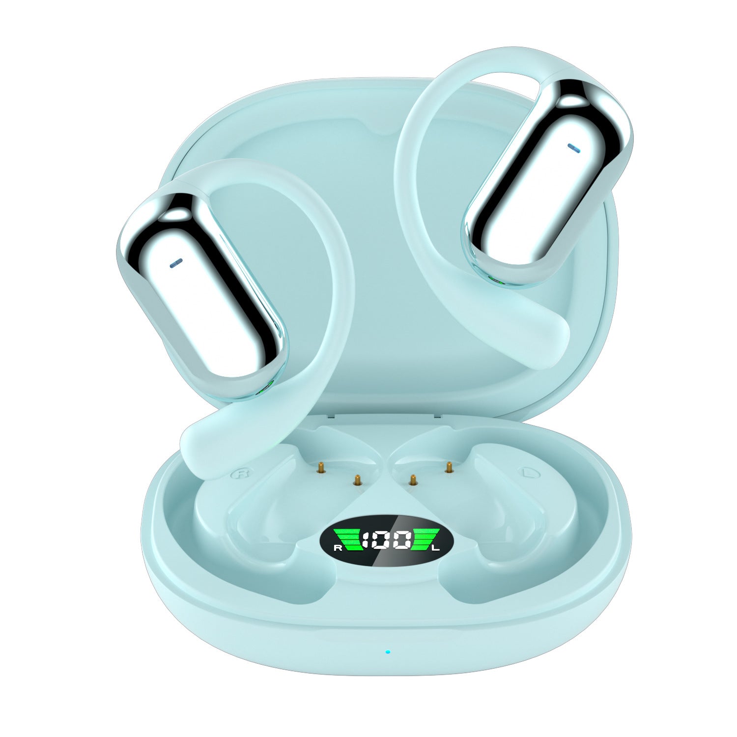 Cross-border wireless headset open Non in-ear ultra-long life battery noise-reduction Bluetooth headset universal ear-mounted Sports Headset