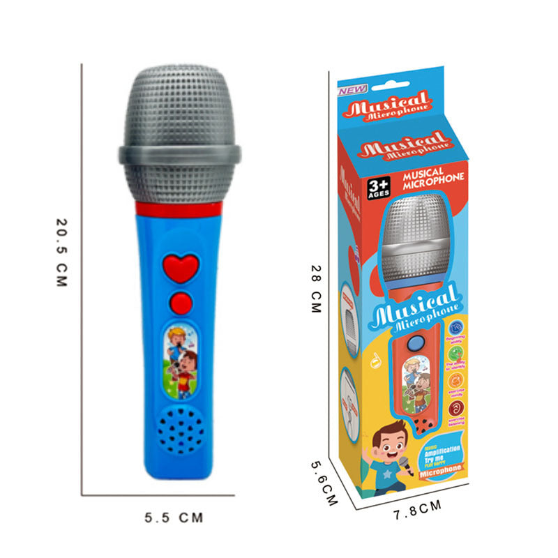 Children's wireless sound amplifier microphone mouthpiece toy baby singing small host imitation real plastic microphone