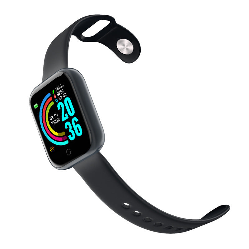 Y68 smart bracelet heart rate meter step sports adult Bluetooth electronic blood oxygen blood pressure monitoring D20 bracelet