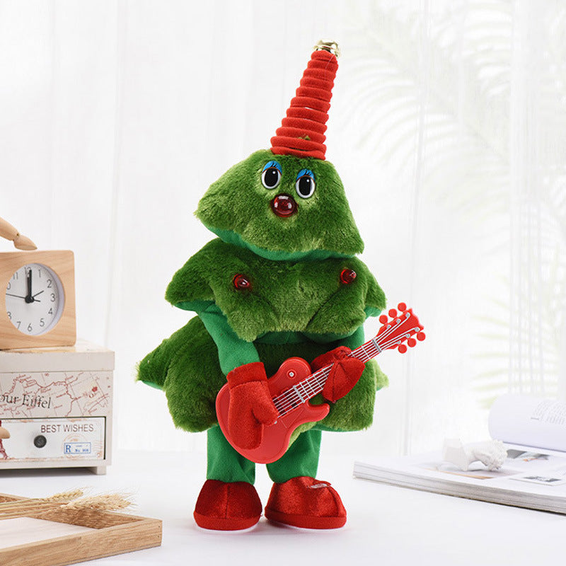 Tiktok Christmas dancing Christmas tree Christmas electric toy creative glow Christmas dancing Christmas tree