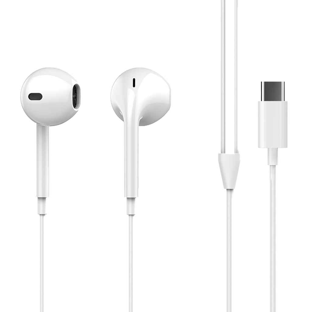 Apple 15ProType-C wired semi-in-ear headset DAC high decoding music with microphone applicable iPhone15