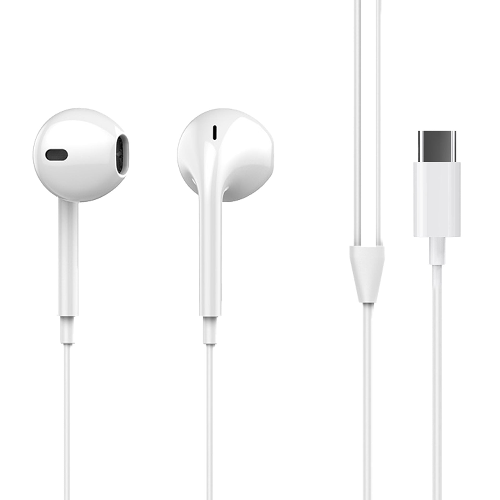 Apple 15ProType-C wired semi-in-ear headset DAC high decoding music with microphone applicable iPhone15