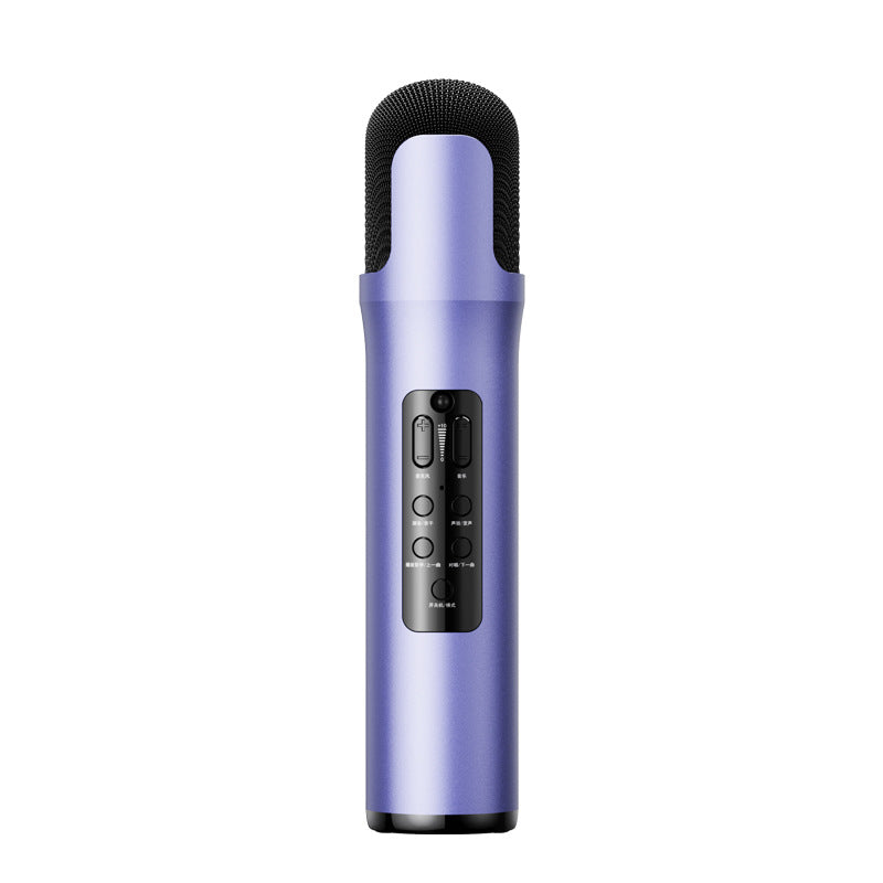 Cross-border K8 integrated microphone with audio remote control gadget for singing songs Bluetooth wireless microphone mobile phone karaoke microphone