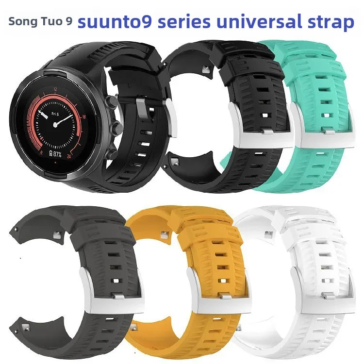 Applicable to Suunto Suunto Spartan/9 Sport Wrist HR BARO universal silicone strap