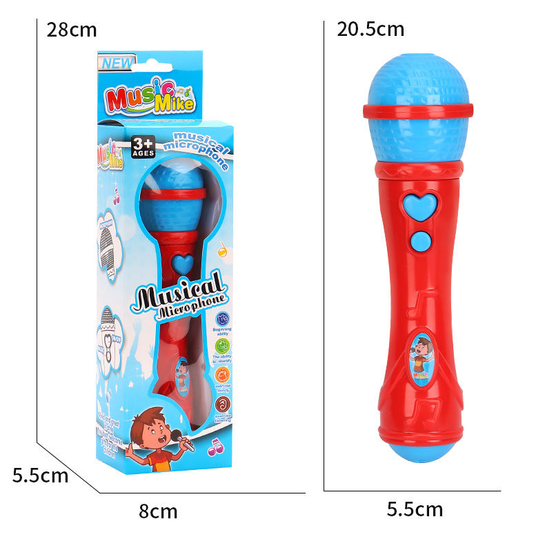 Children's wireless sound amplifier microphone mouthpiece toy baby singing small host imitation real plastic microphone