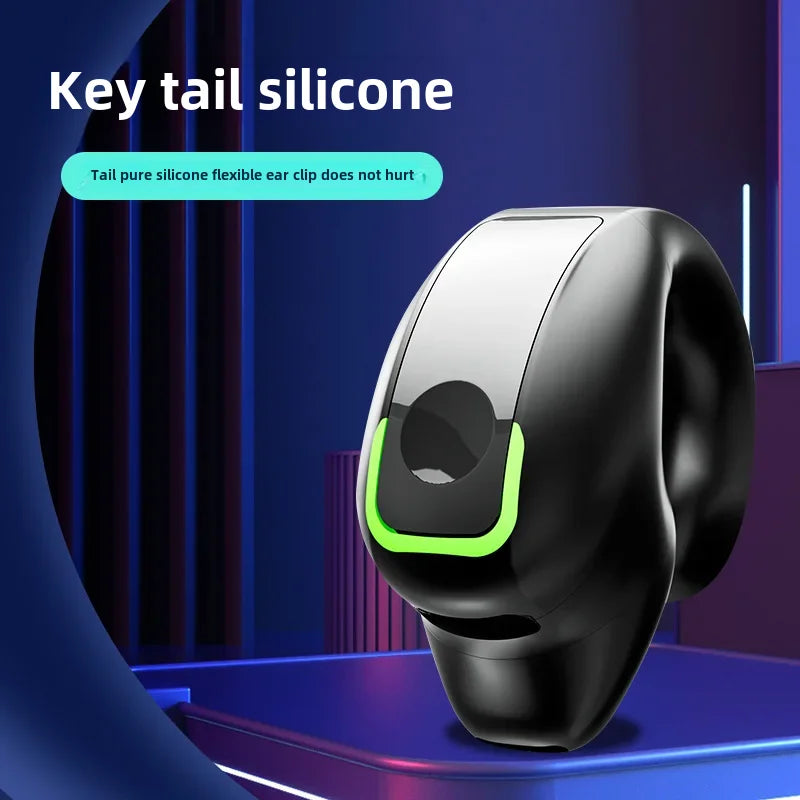 New GD28 ear clip Bluetooth headset bone conduction concept wireless headset Sports single ear cross-border e-commerce hot sale