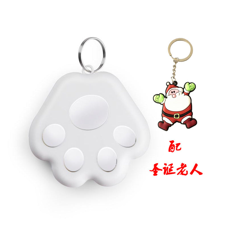 Smart dog's paw portable Bluetooth 5.0 pet mobile phone key wallet searching alarm anti-lost tracker locator