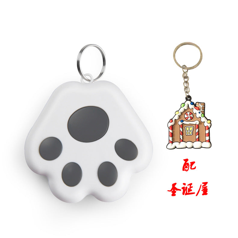 Smart dog's paw portable Bluetooth 5.0 pet mobile phone key wallet searching alarm anti-lost tracker locator