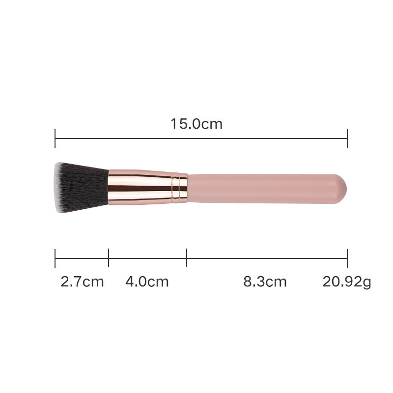 Cross-Border 16 pink makeup brushes suit rose gold makeup brush face powder foundation blush brush brow groomer makeup tools