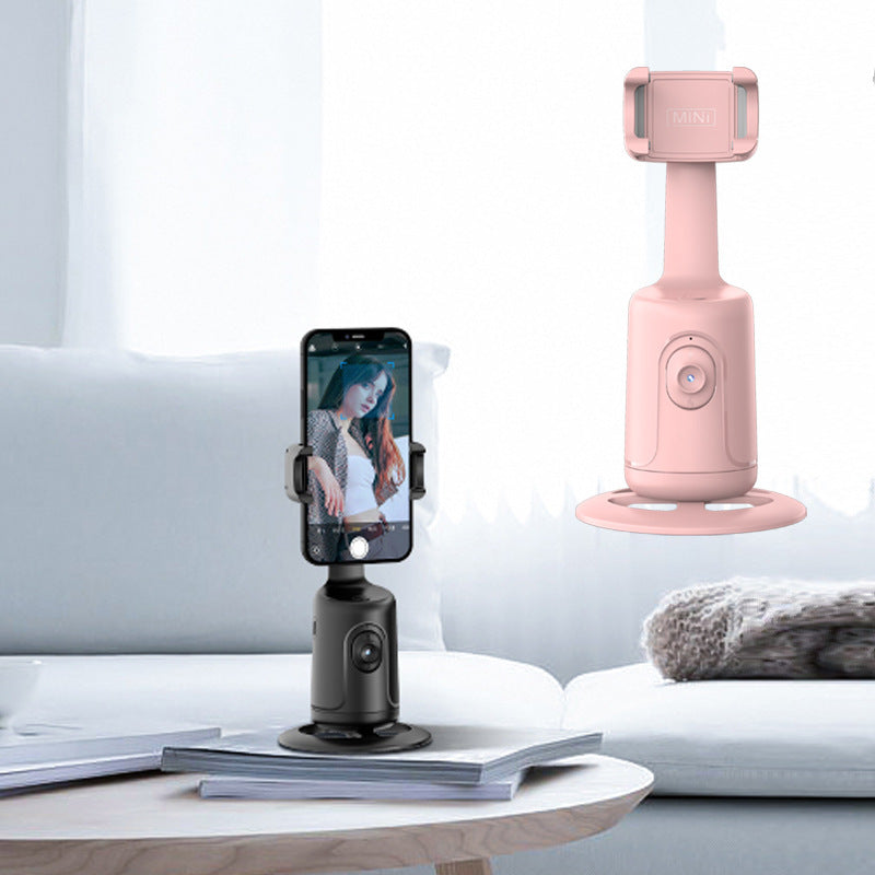 Follow-up PTZ P01 intelligent AI face recognition 360 ° mobile phone stand stabilizer live photography automatic tracking