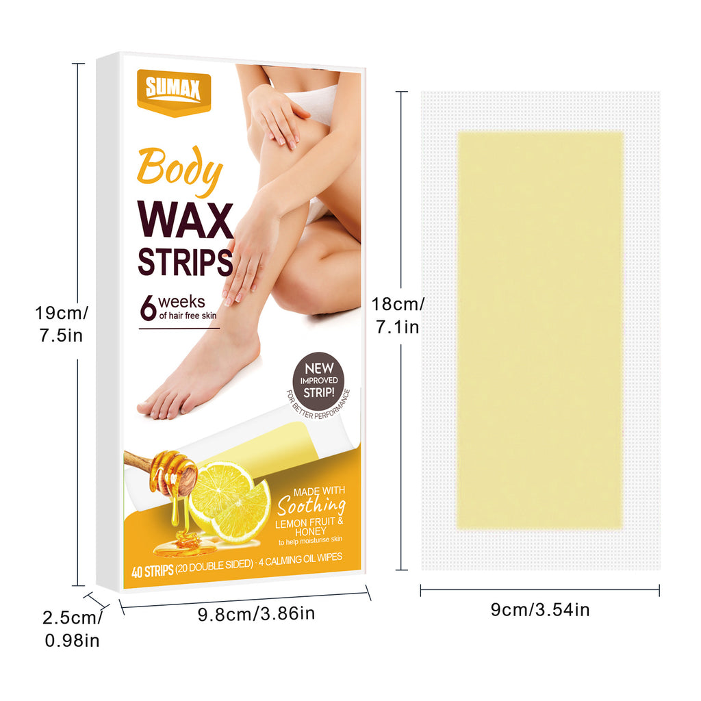 SUMAX cross-border export English packaging amazon temu40 pieces lemon honey large wax paper
