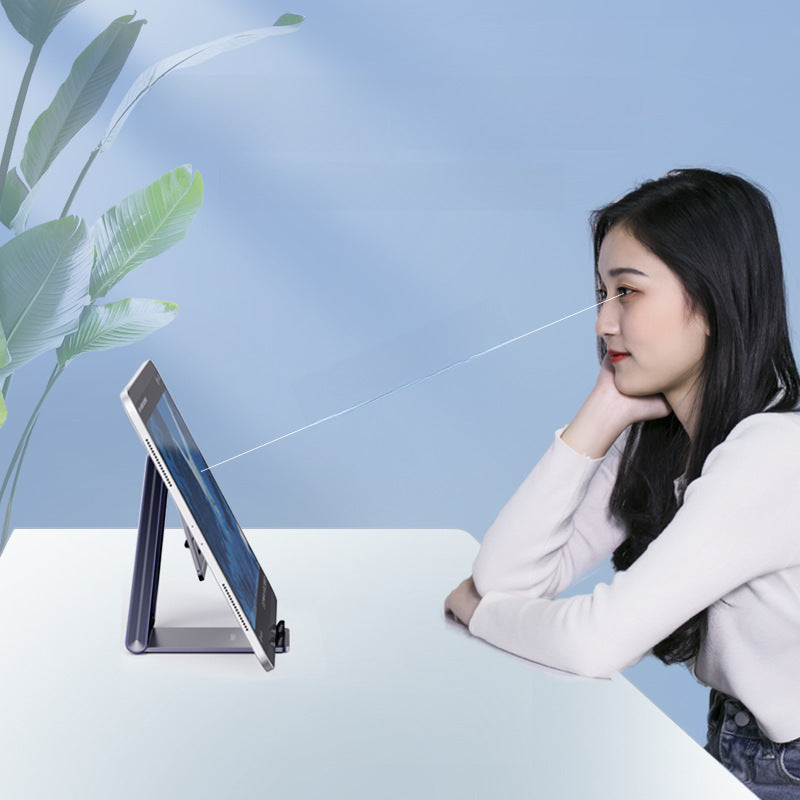 Mobile phone stand desktop lazy stand aluminum metal alloy folding learning reading live broadcast tablet computer stand wholesale