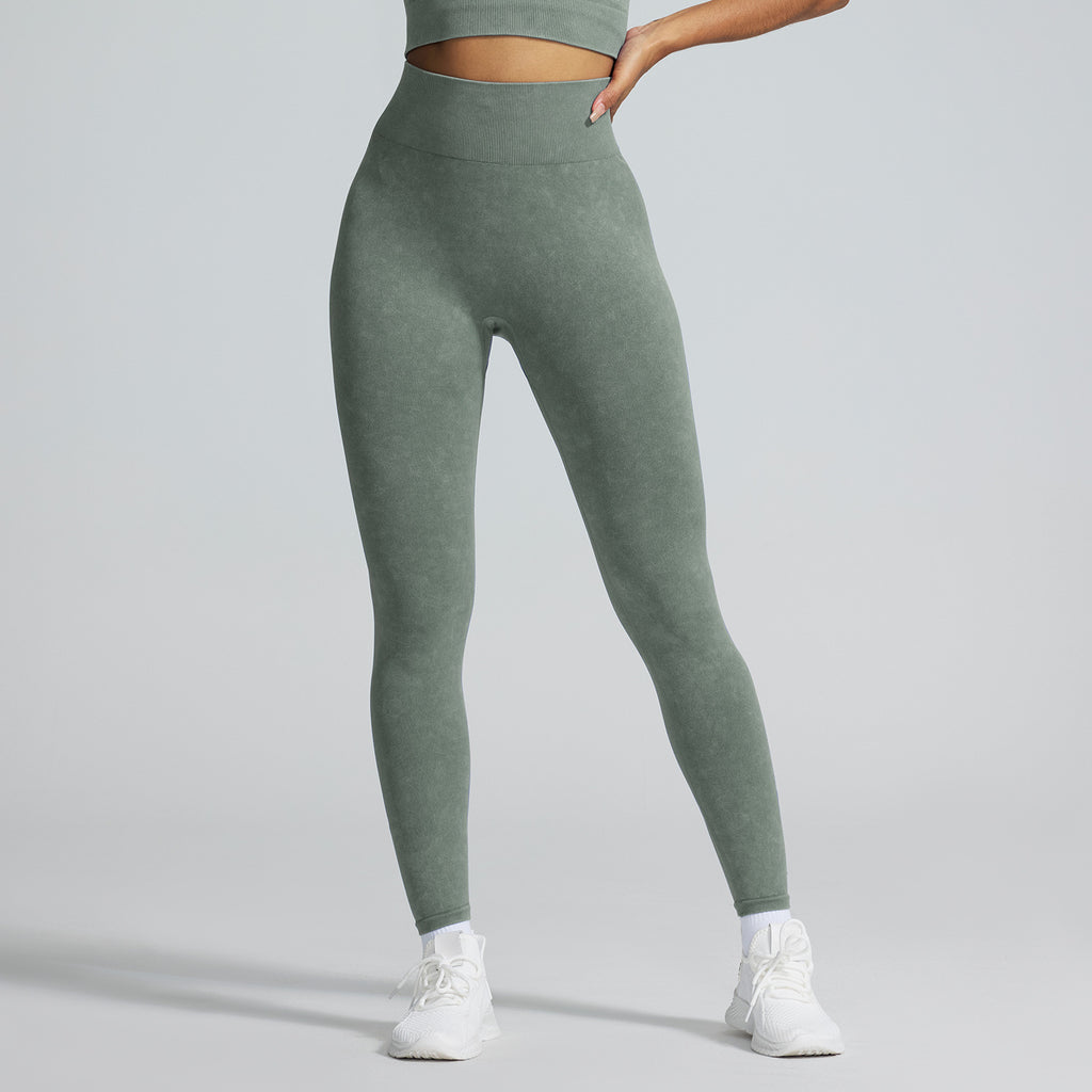 European and American Autumn Winter Tight Sports Set