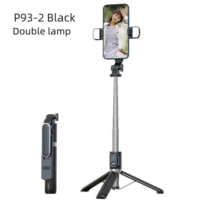 Factory wholesale P93 mobile phone tripod selfie stick 1.3 m selfie stick mobile phone holder compatible with GOPRO camera