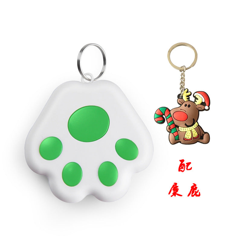 Smart dog's paw portable Bluetooth 5.0 pet mobile phone key wallet searching alarm anti-lost tracker locator