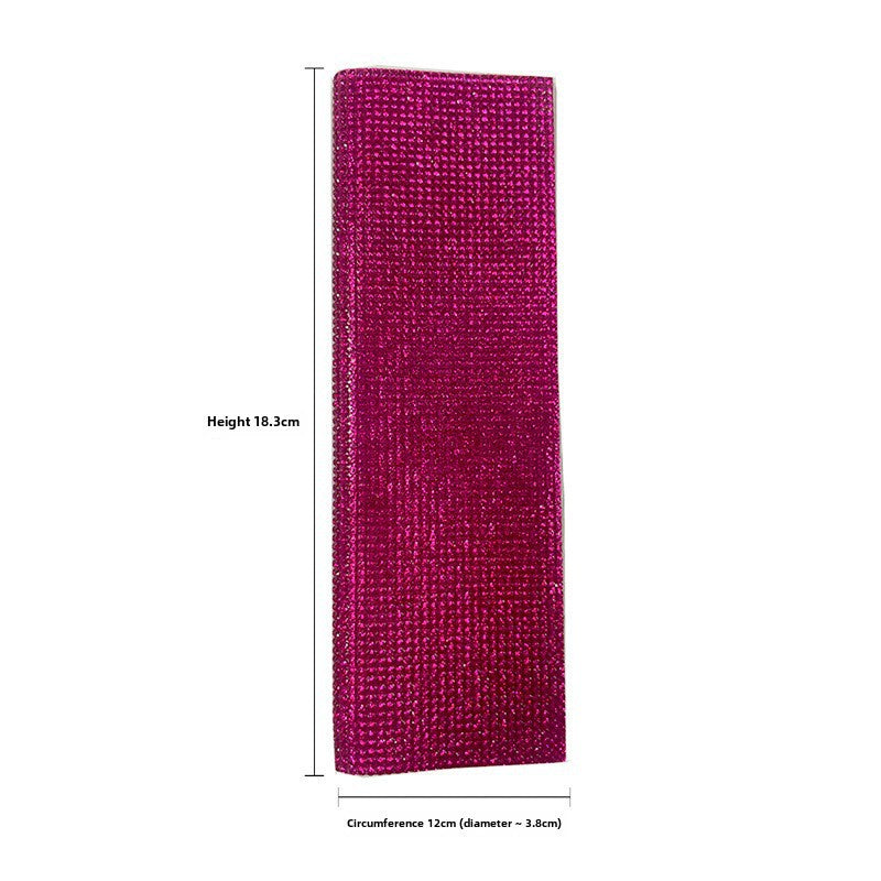 Universal wireless microphone diamond set stage performance singer host rhinestone protective cover bar microphone diamond set