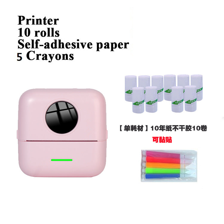 Cross-border new arrival portable mini student wrong question pocket printer label photo Bluetooth thermal printer