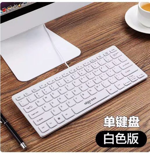 Cross-border K1000 wired keyboard mini mini chocolate Keyboard USB portable laptop keyboard