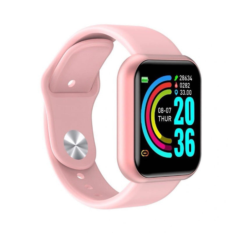 Cross-border hot sale smart bracelet Sports heart rate monitoring information push weather synchronization D20 smart watch