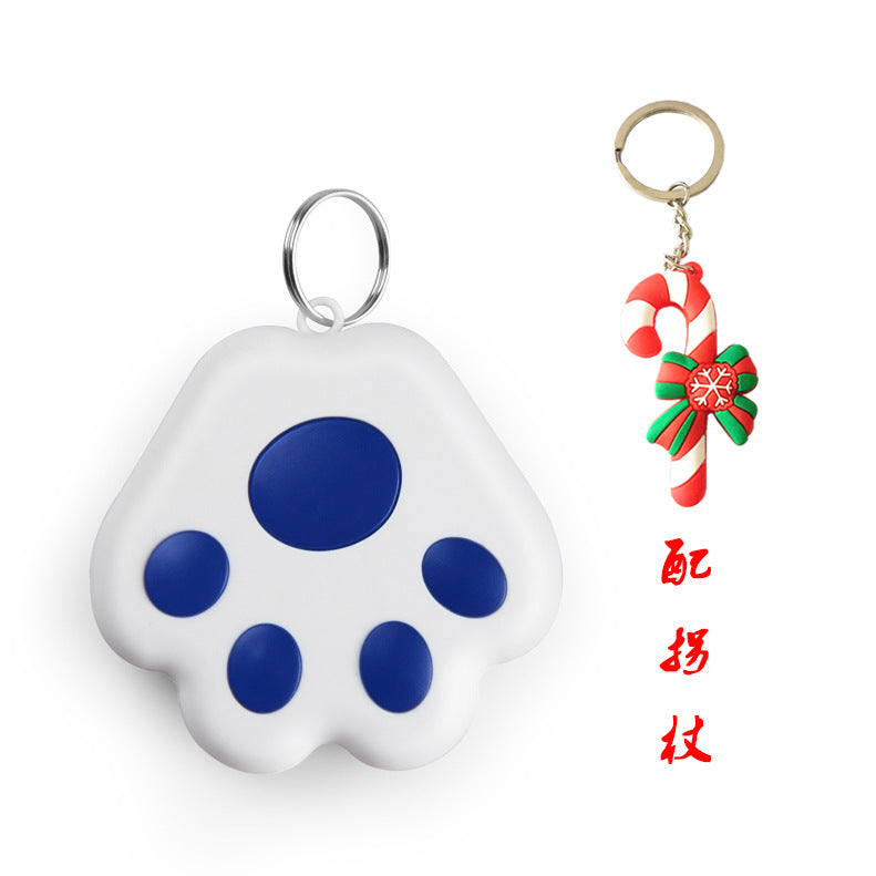 Smart dog's paw portable Bluetooth 5.0 pet mobile phone key wallet searching alarm anti-lost tracker locator