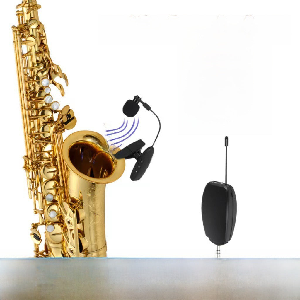 Musical instrument performance pickup U band microphone outdoor stage use musical instrument microphone saxophone dedicated wireless microphone