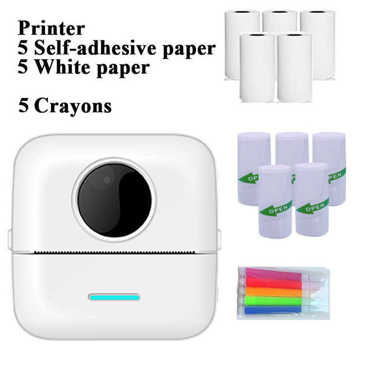 Cross-border new arrival portable mini student wrong question pocket printer label photo Bluetooth thermal printer