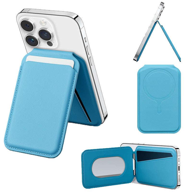 Applicable to Apple iPhone16 series mobile phone rotating shaft magnetic card holder MagSafe folding rotating bracket card holder