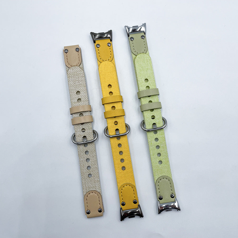 New for mi bracelet 9NFC watch strap fashion canvas wristband smart watch band in stock