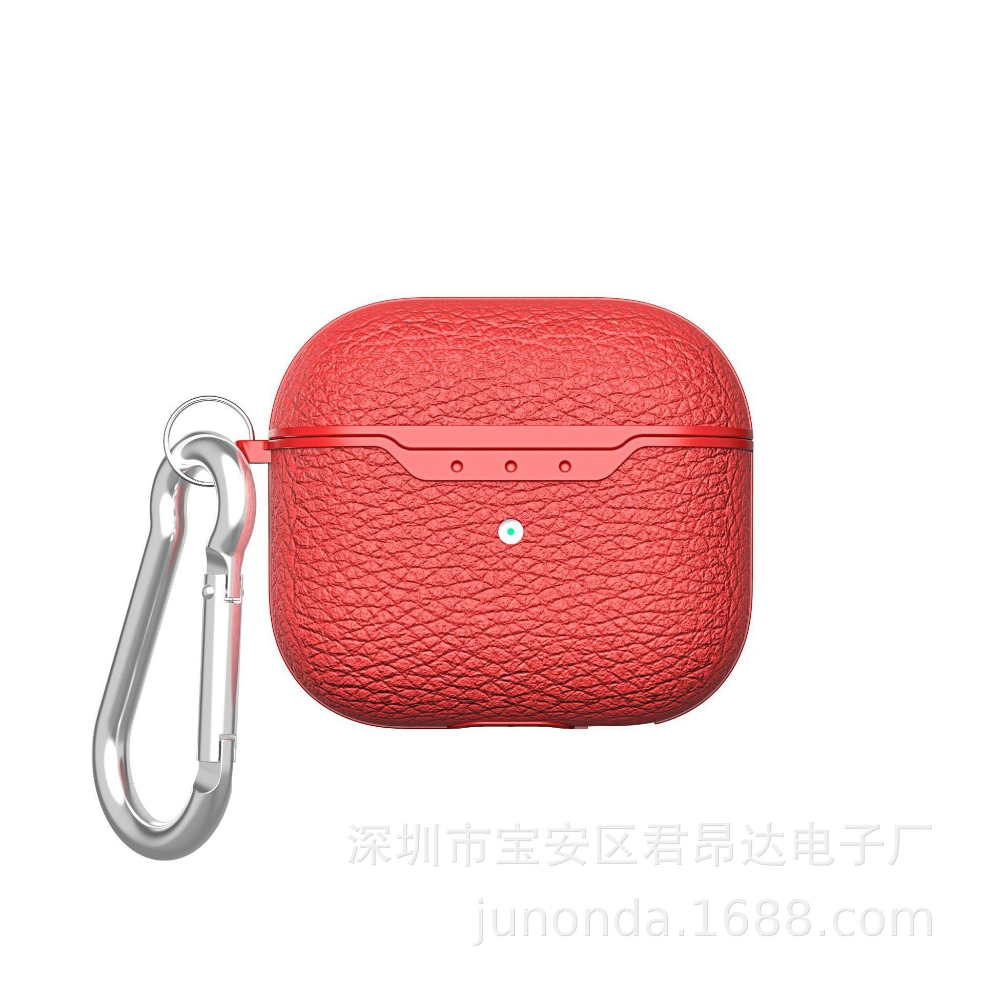 Applicable to AirPods 4 earphone sleeves 4 Generation Wireless Bluetooth litchi pattern headset protective cover simple phone case 3 generation