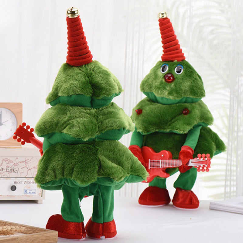 Tiktok Christmas dancing Christmas tree Christmas electric toy creative glow Christmas dancing Christmas tree