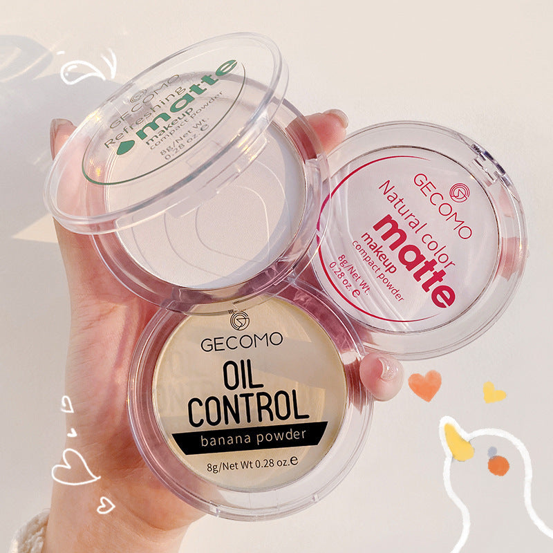 Concealer banana powder long-lasting clear face powder makeup powder waterproof Brightening Finishing Powder highlighting powder matte