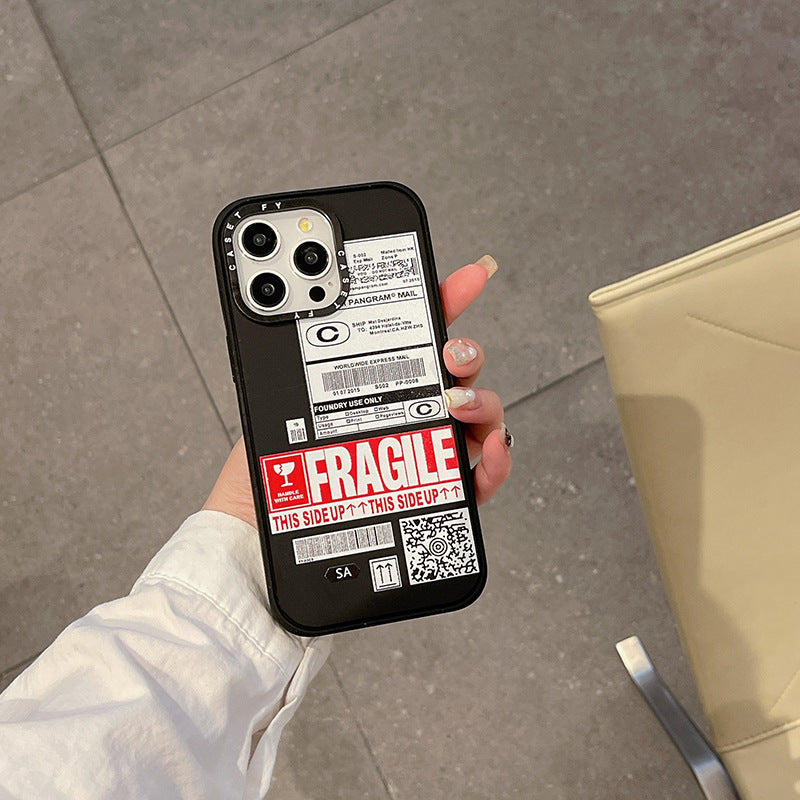 Matte black magnetic Xue Zhiqian same style for Apple iPhone16ProMax phone case 15pro fashion brand 14
