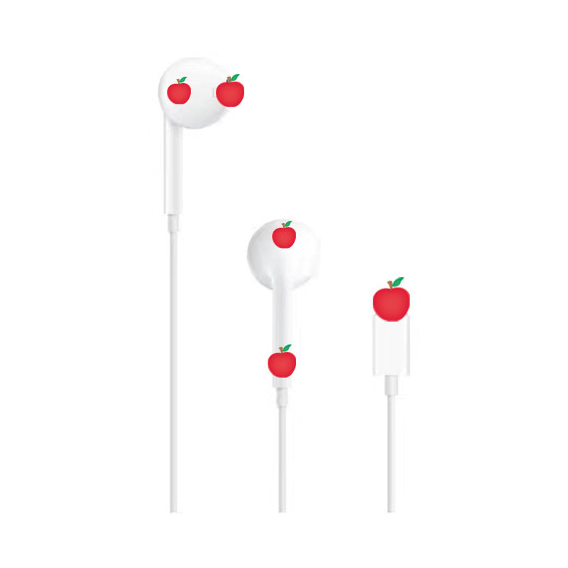 Mobile phone drive-by-wire headset Apple wired headset typec for 15 plug-and-play in-ear Huawei microphone with cable